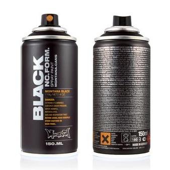 PAI-X00-MONTANA Spray paint Black 150
