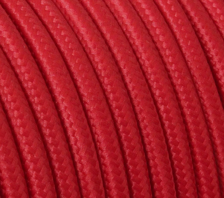 WIR-X00-MERLOTTI Красный провод кабеля (хлопок)