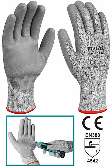 BSH-X00-CN Gloves with rubber palms size XL