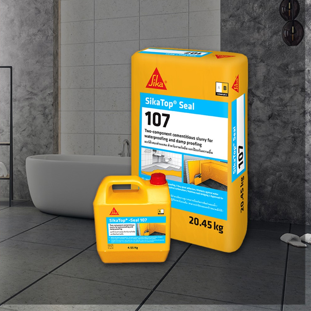 OMD-X00-CH SikaTop® Seal 107 Flexible, waterproofing and protective slurry mortar 25kg