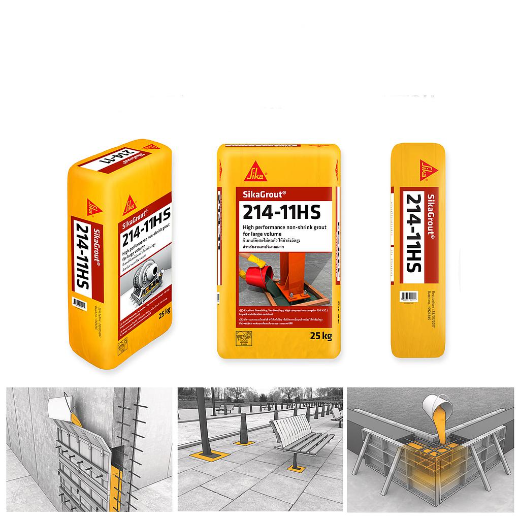 OMD-X00-CH Sika Grout 214-11HS Shrinkage Conpensated, High early Strength, Cementitious Grout 25kg