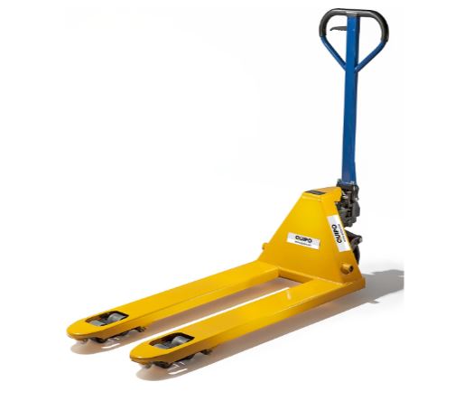 QUIPO – Pallet truck, max. load 2500 kg nylon (PA) fork rollers