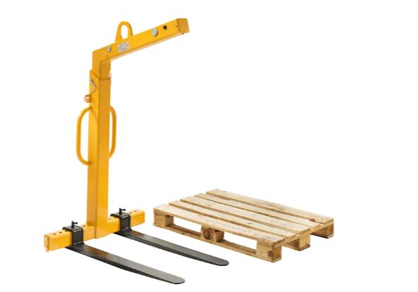 Crane fork effective height adjustable from 1300 – 2000 mm