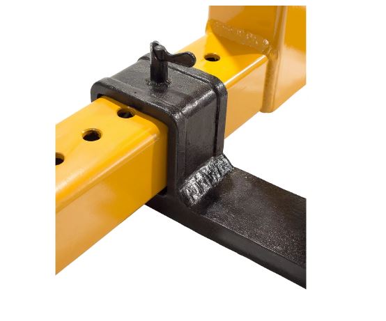 Crane fork effective height adjustable from 1300 – 2000 mm