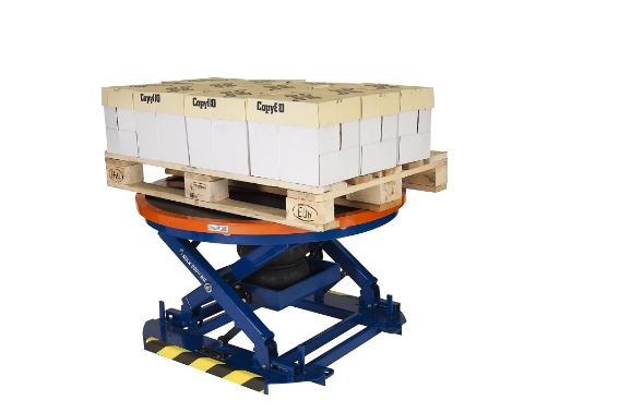 Edmolift – Automatic pallet leveller with turntable turntable Ø 1110 mm