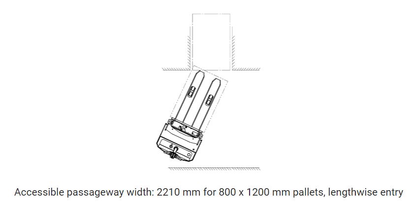 Pramac – Electric drawbar stacker max. load 1000 kg