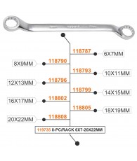 WRE-X00-CN Түлхүүрний ком 6x7-20x22мм 8ш