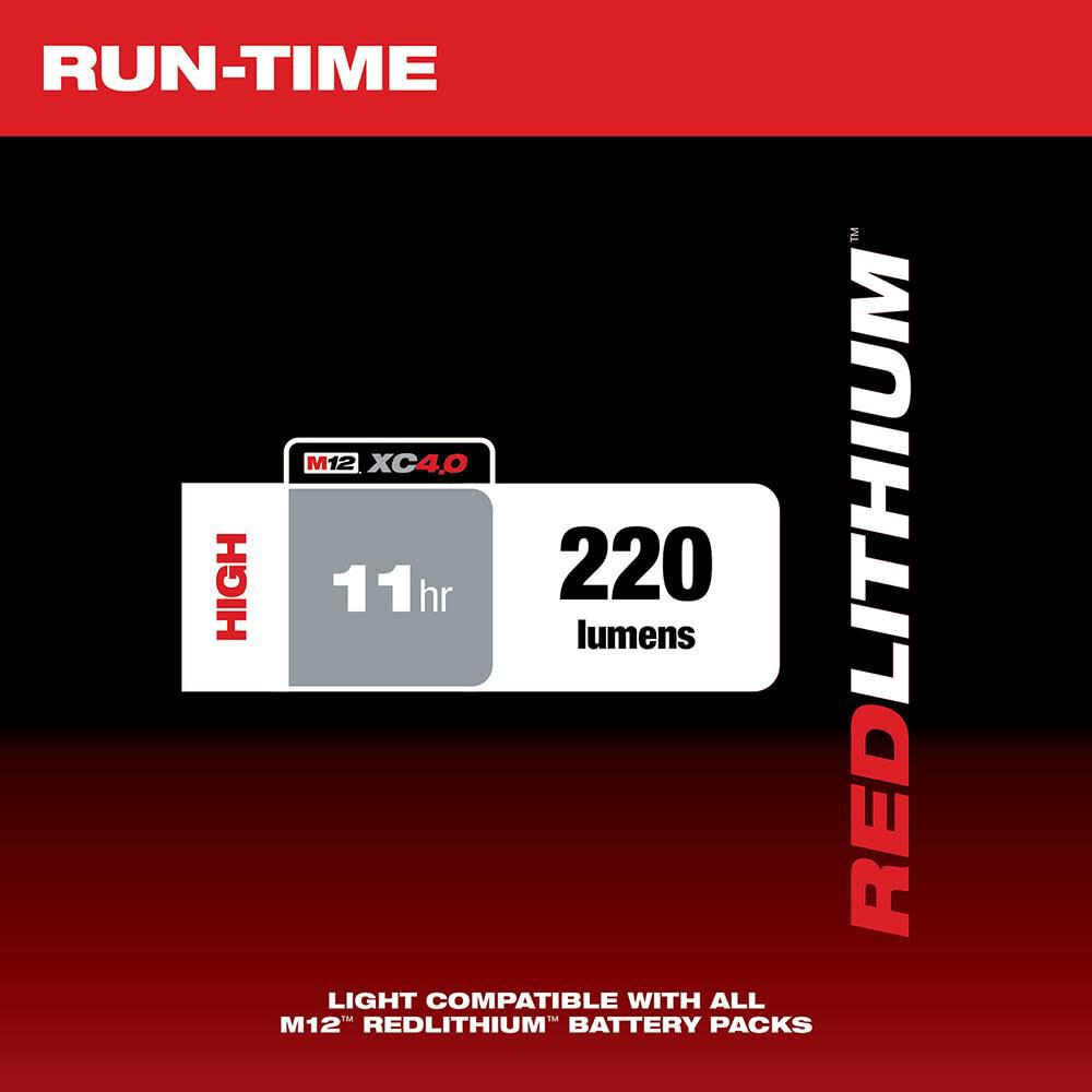 LGT-MILWAUKEE-USA M12™ LED Stick Light (Bare Tool)