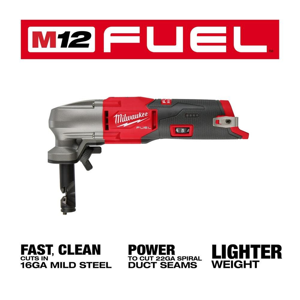 SAW-MILWAUKEE-USA M12 FUEL™ 16 Gauge Variable Speed Nibbler (Bare tool)