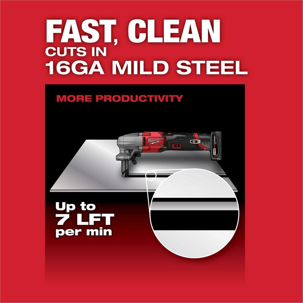 SAW-MILWAUKEE-USA M12 FUEL™ 16 Gauge Variable Speed Nibbler (Bare tool)