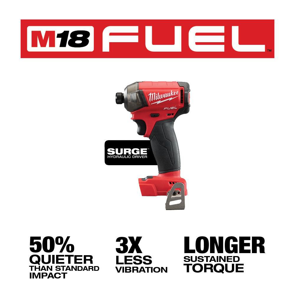 DRL-MILWAUKEE-USA M18 FUEL™ SURGE™ 6mm Hex Hydraulic Driver (Bare tool)