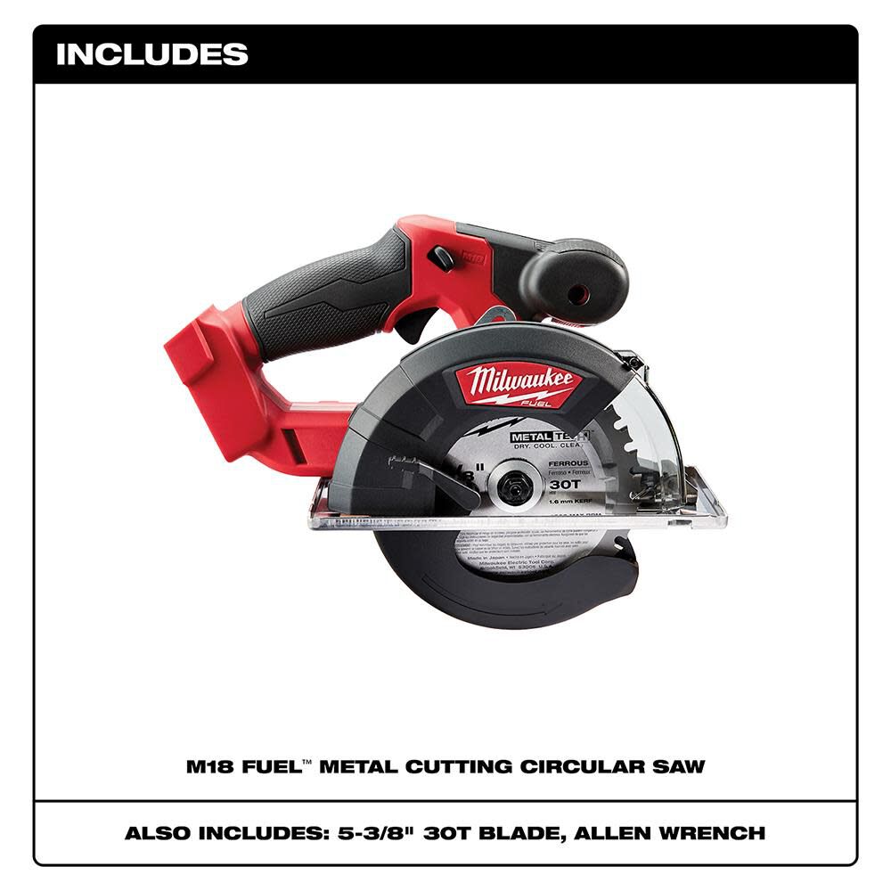SAW-MILWAUKEE-USA M18 FUEL™ Metal Cutting Circular Saw 150mm,  (Bare tool)
