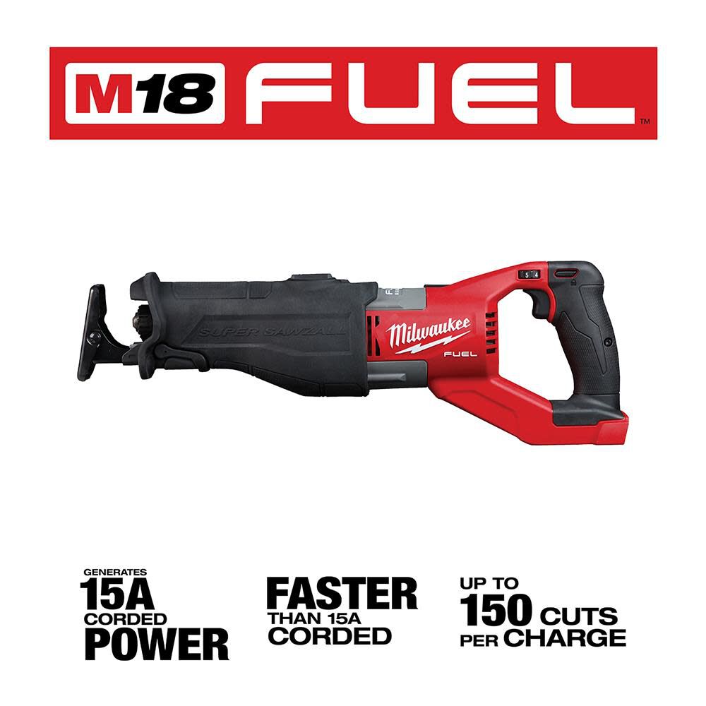 SAW-MILWAUKEE-USA M18 FUEL™ SUPER SAWZALL® Reciprocating Saw (Bare tool)