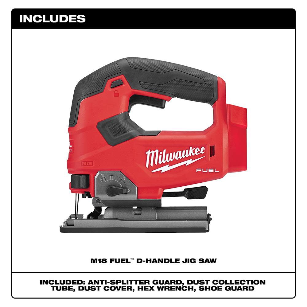 SAW-MILWAUKEE-USA M18 FUEL™ D-Handle Jig Saw (Bare tool