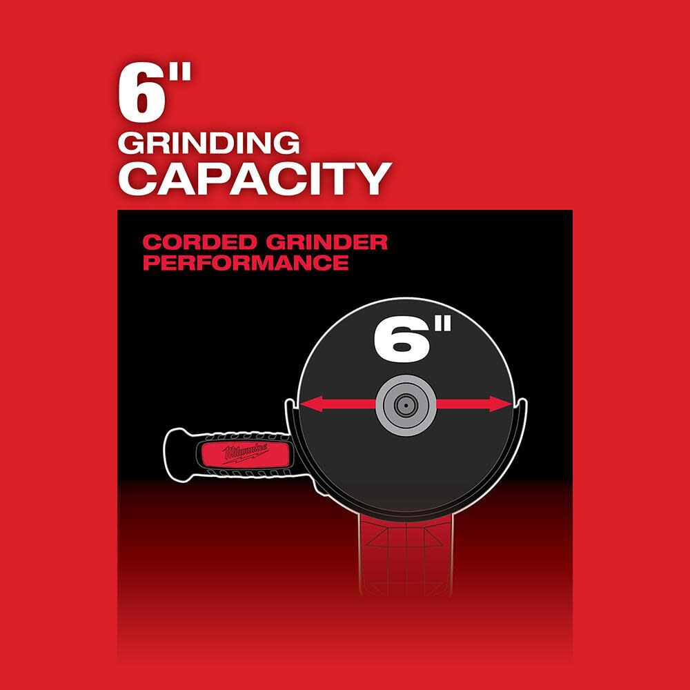 TSD-MILWAUKEE-USA M18 FUEL™ Braking Grinder with Paddle Switch (Bare Tool)