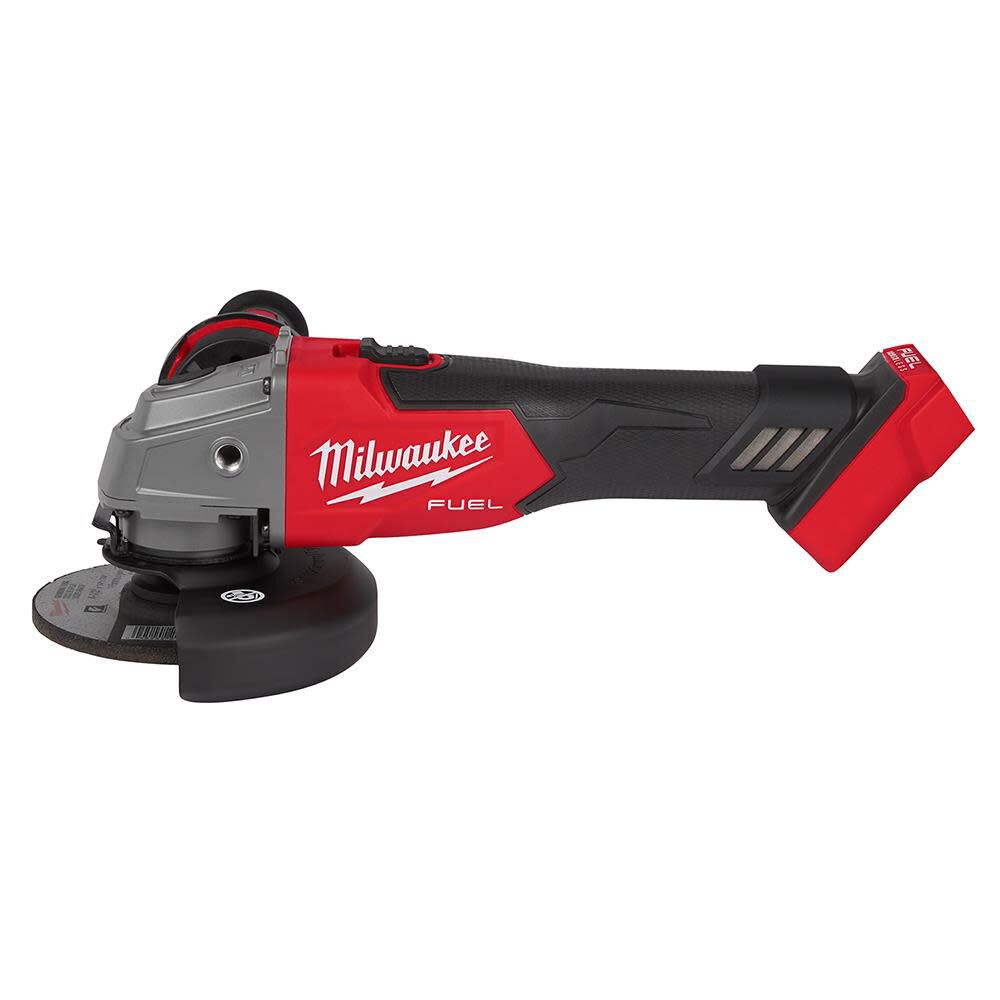 SAW-MILWAUKEE-USA M18 FUEL™ 4-1/2" / 5" Braking Grinder Slide Switch, Lock-On (Bare tool)
