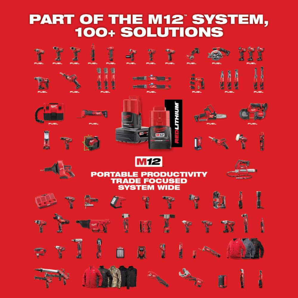 OTE-MILWAUKEE-USA M12 10 oz Caulk Gun (Bare Tool)