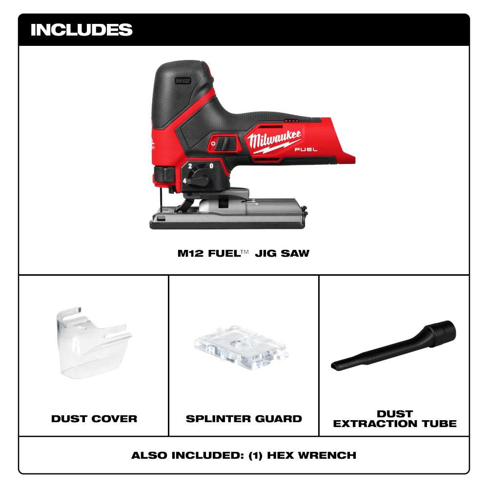 SAW-MILWAUKEE-USA M12 FUEL™ Jig Saw (Bare tool)