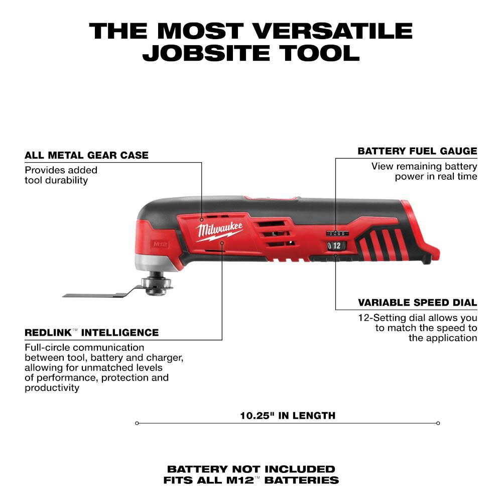 SAW-MILWAUKEE-USA M12™ Lithium Ion Multi Tool