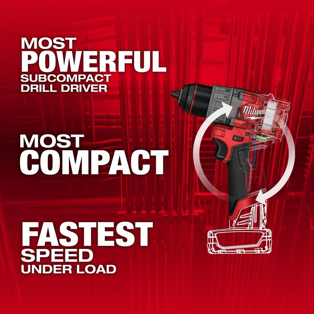 DRL-MILWAUKEE-USA M12 FUEL™ Drill/Driver (Bare tool)