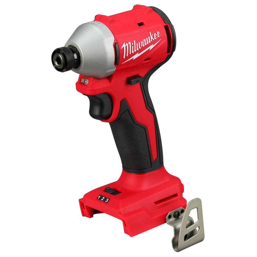 DRL-MILWAUKEE-USA M18™ Compact Brushless 1/4" Hex 3-Speed Impact Driver (Bare tool)