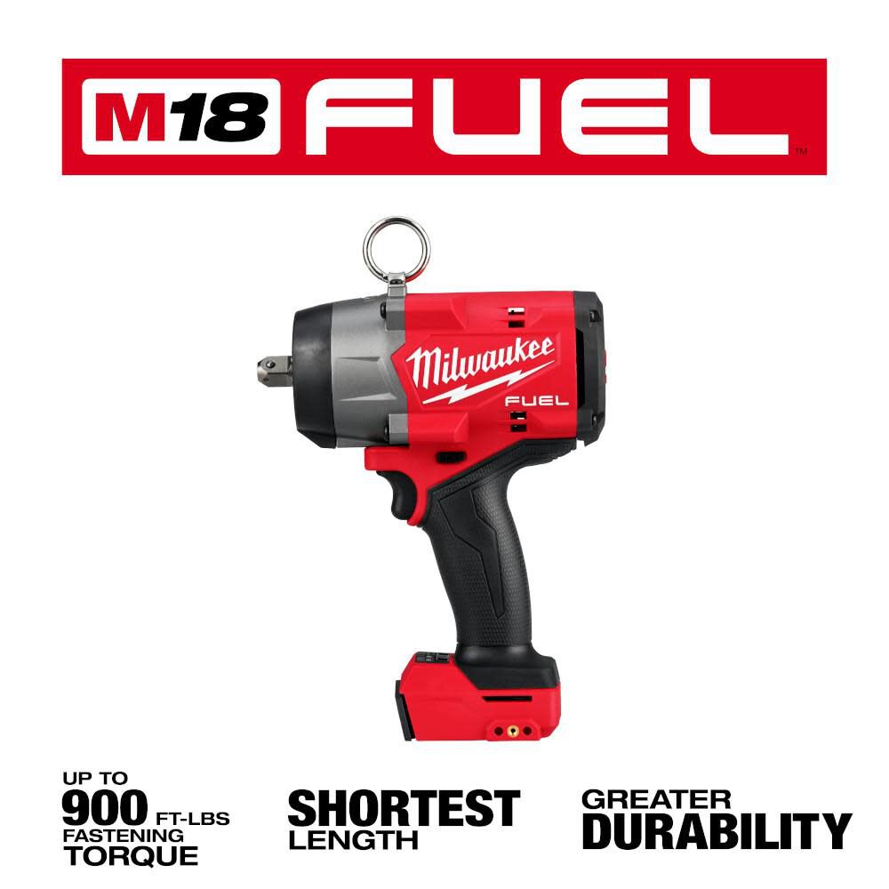 DRL-MILWAUKEE-USA M18 FUEL™ 1/2" High Torque Impact Wrench w/ Pin Detent (Bare tool)