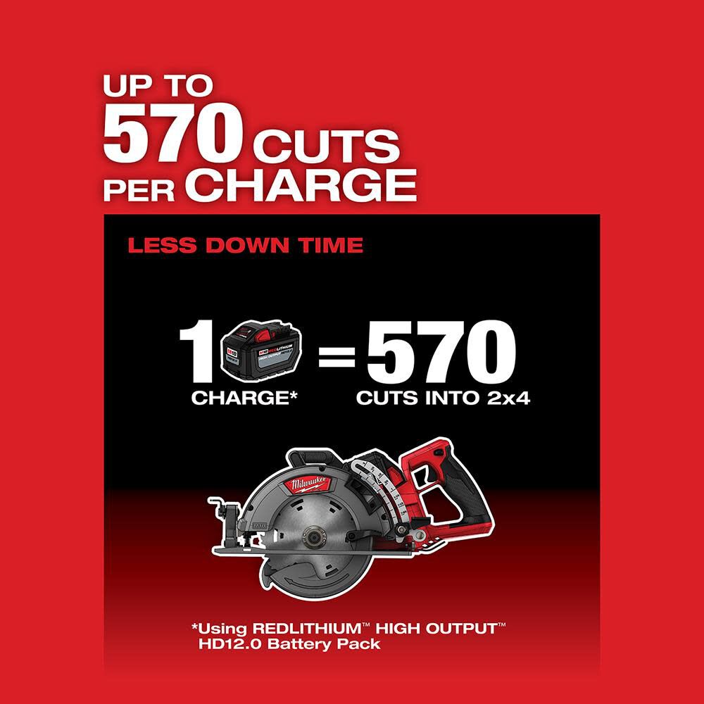 SAW-MILWAUKEE-USA M18 FUEL™ Rear Handle 7-1/4" Circular Saw (Bare tool)