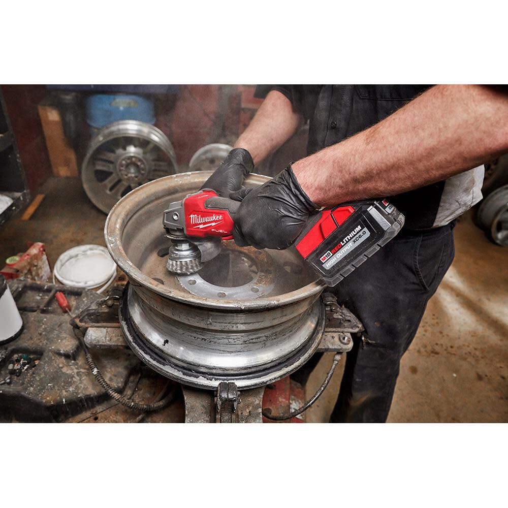 M18 FUEL™ 4-1/2" / 5" Variable Speed Braking Grinder, Paddle Switch No-Lock (Bare tool)