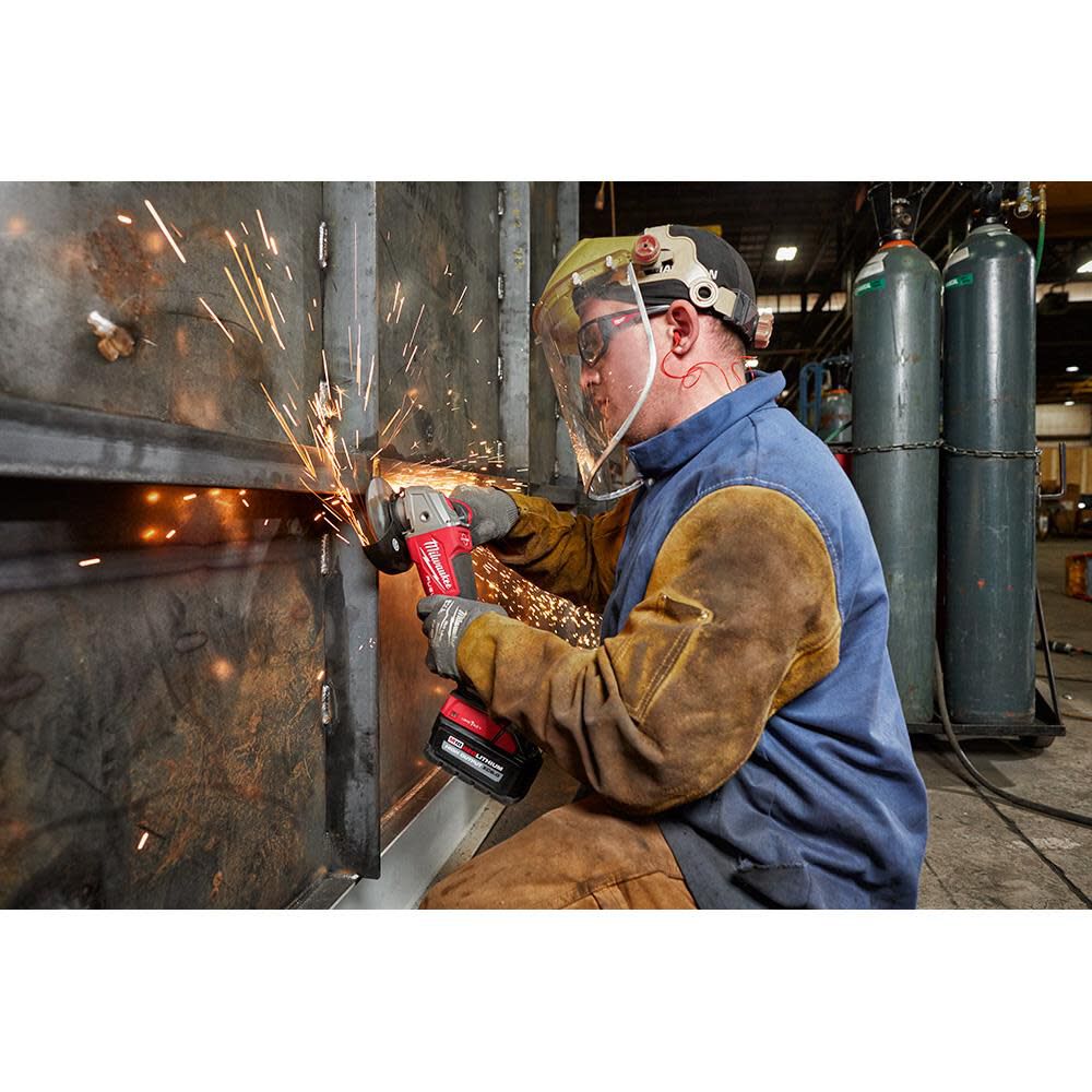 TSD-MILWAUKEE-USA M18 FUEL™ 4-1/2" / 5" Braking Grinder w/ ONE-KEY™ Paddle Switch (Bare tool)