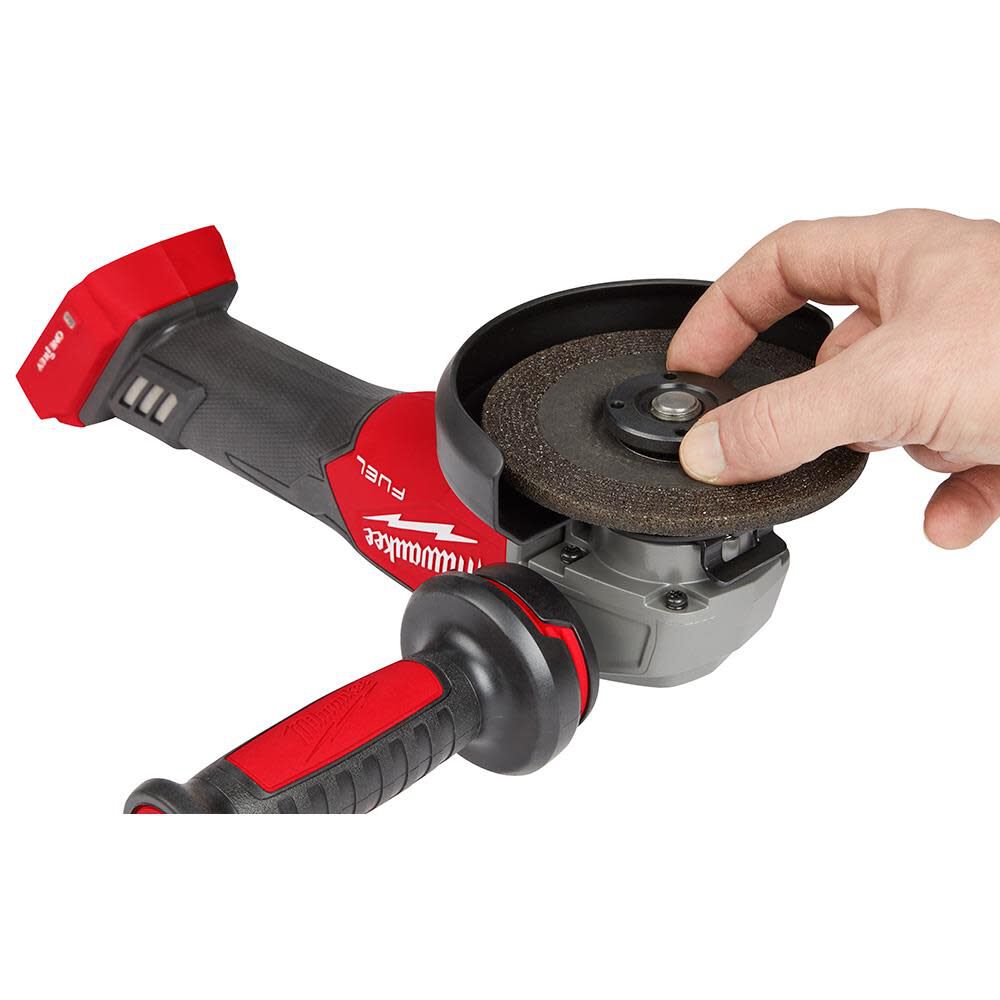 TSD-MILWAUKEE-USA M18 FUEL™ 4-1/2" / 5" Braking Grinder w/ ONE-KEY™ Slide Switch, Lock-On (Bare tool)