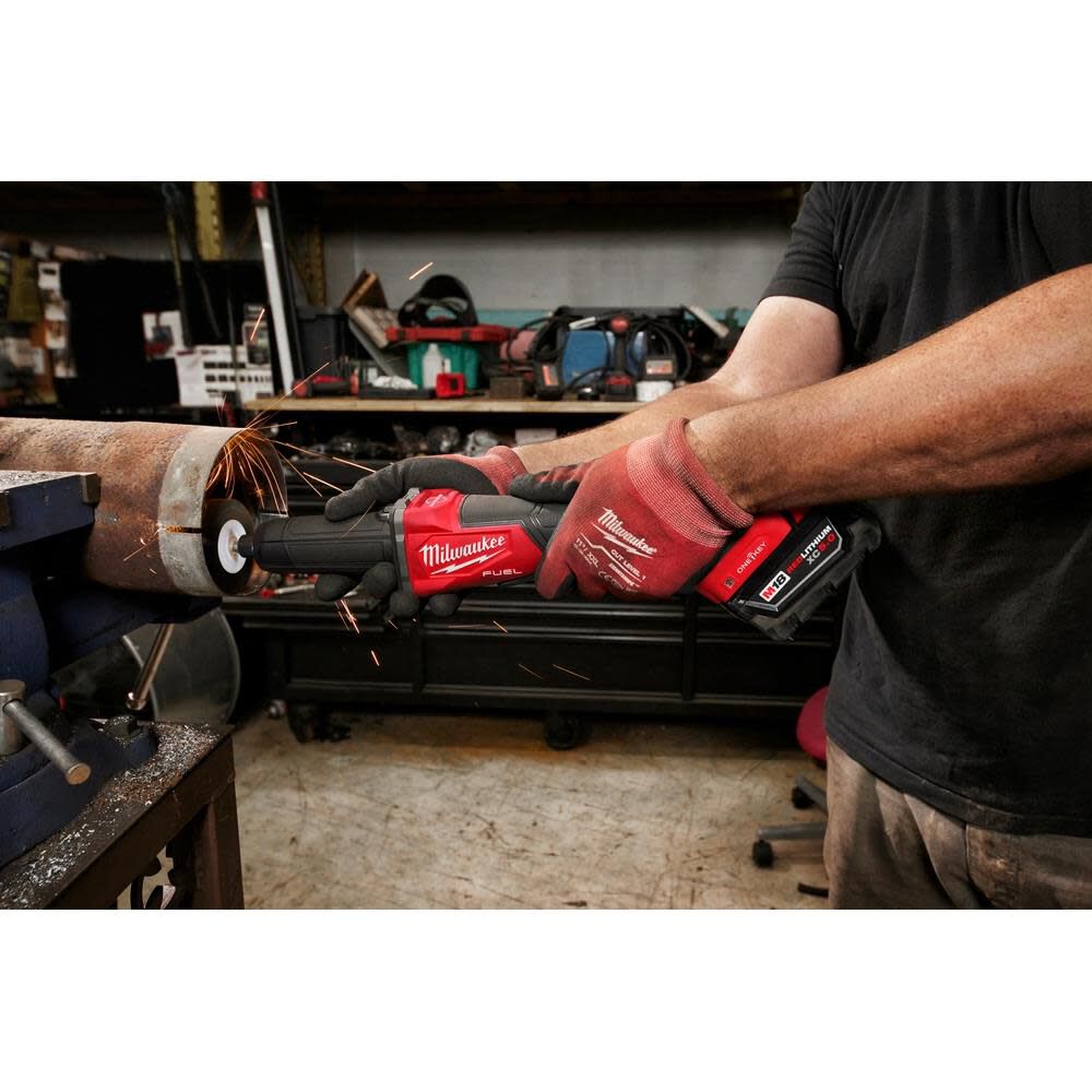 TSD-MILWAUKEE-USA M18 FUEL™ Variable Speed, Braking Die Grinder, Paddle Switch w/ ONE-KEY™(Bare Tool)