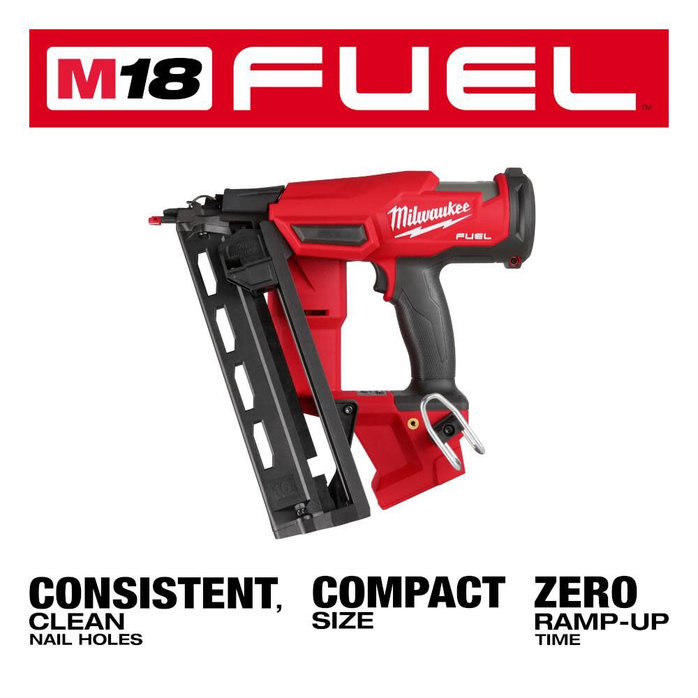OTE-MILWAUKEE-USA M18 FUEL™ 16 Gauge Angled Finish Nailer (Bare tool)