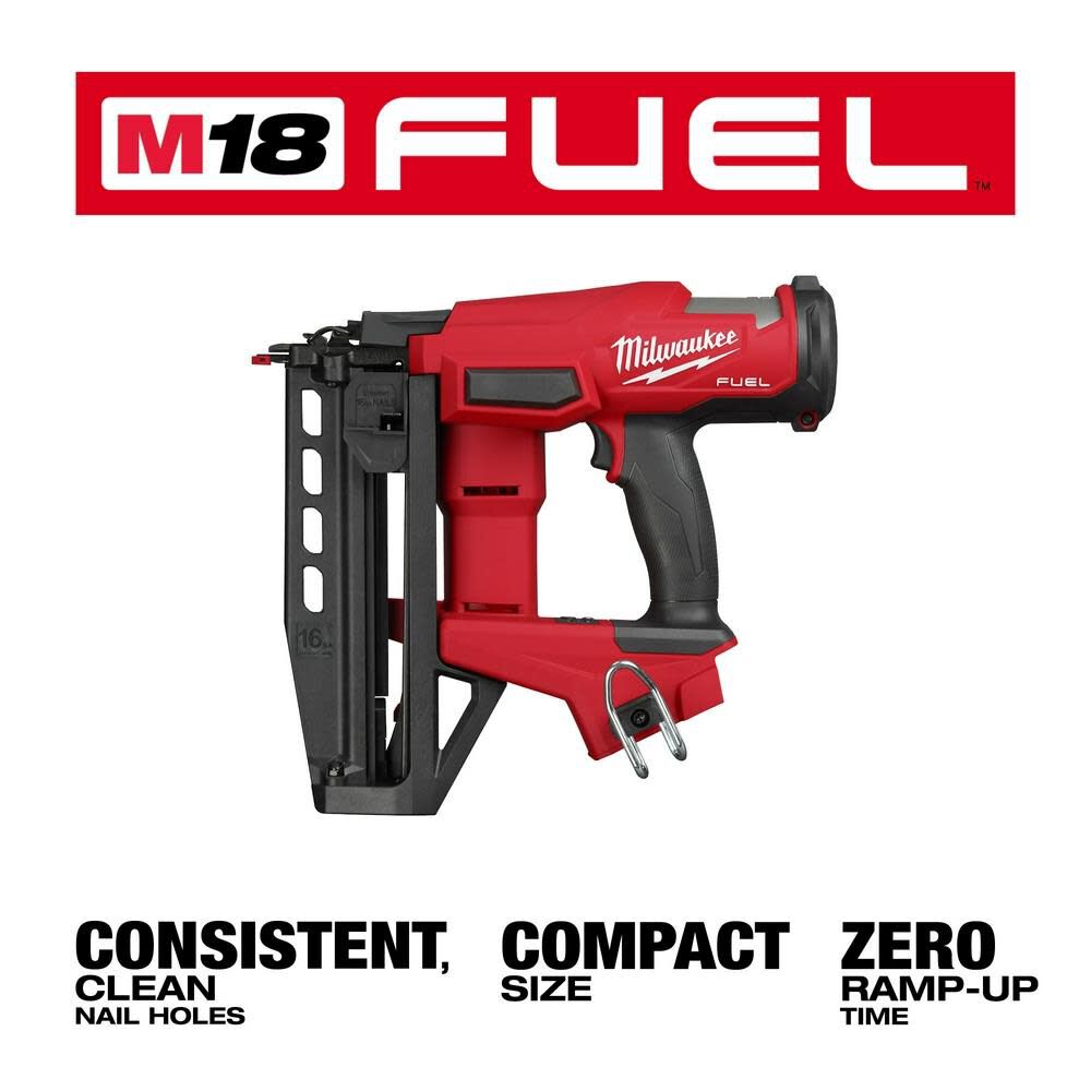 OTE-MILWAUKEE-USA M18 FUEL™ 16 Gauge Straight Finish Nailer (Bare tool)