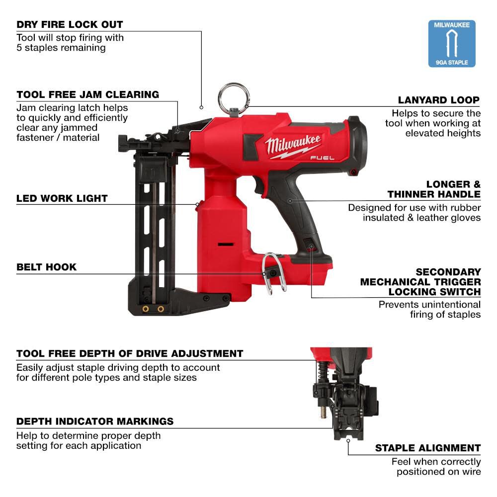 OTE-MILWAUKEE-USA M18 FUEL™ 18 Gauge Brad Nailer (Bare tool)