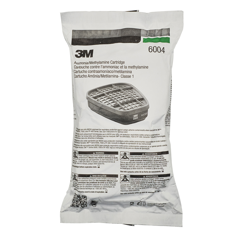 FSD-3M-USA 3M™ Ammonia Methylamine Cartridge 6004 (Standard: NIOSH, GB2890-2009)