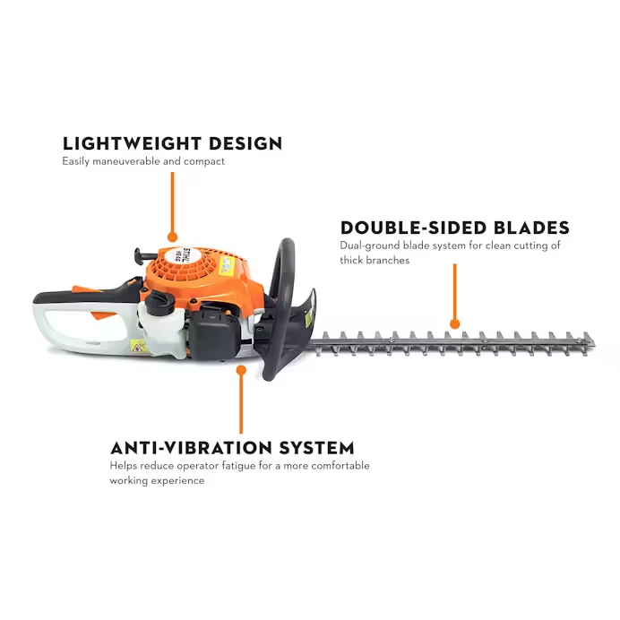 OTE-STIHL-USA Hedge Trimmer HS 45-18"/45cm (1hp, 27.cc)