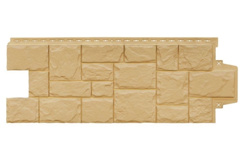 GRF-X00-RU Хуванцар фасад Крупный камень Песочный (1102,5*417,4~ 982*383) 0.376м2