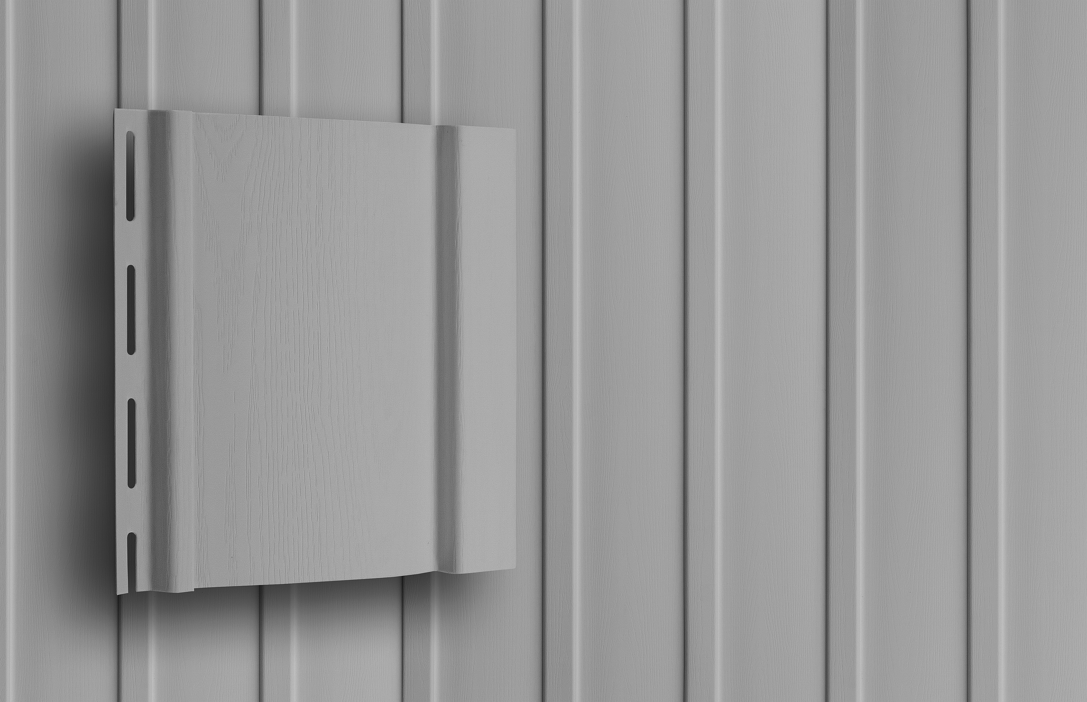 VINYL-Standart серый-RU Хуванцар сайдинг Вертикальный (160x3000x1.0мм)