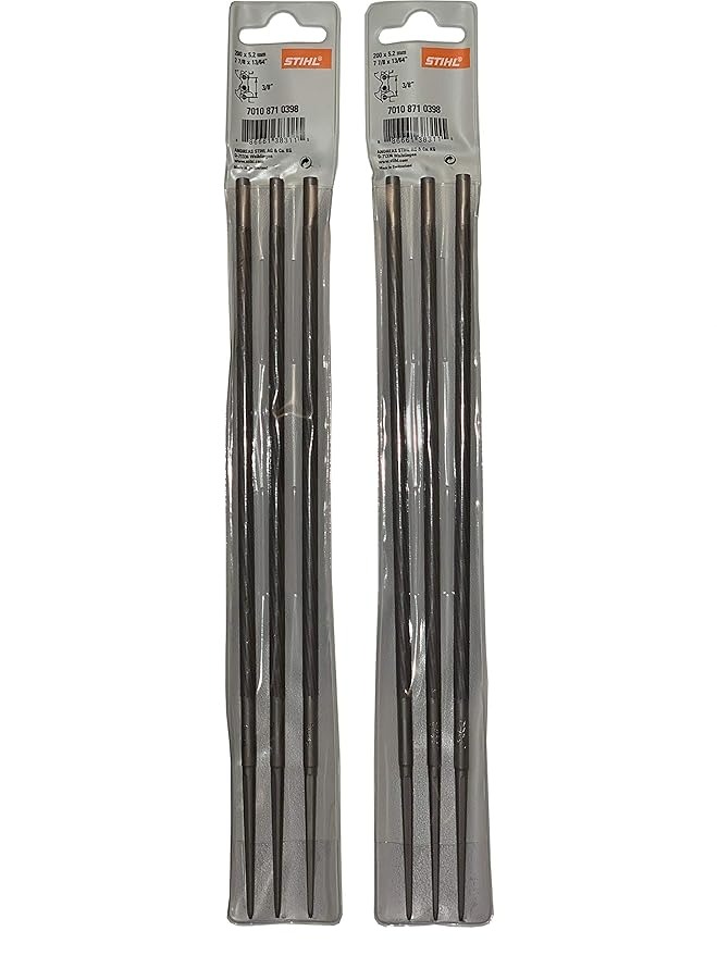 OSB-STIHL-USA Saw Chain Files 3-Pack 4mm for 3/8P" 1.3mm