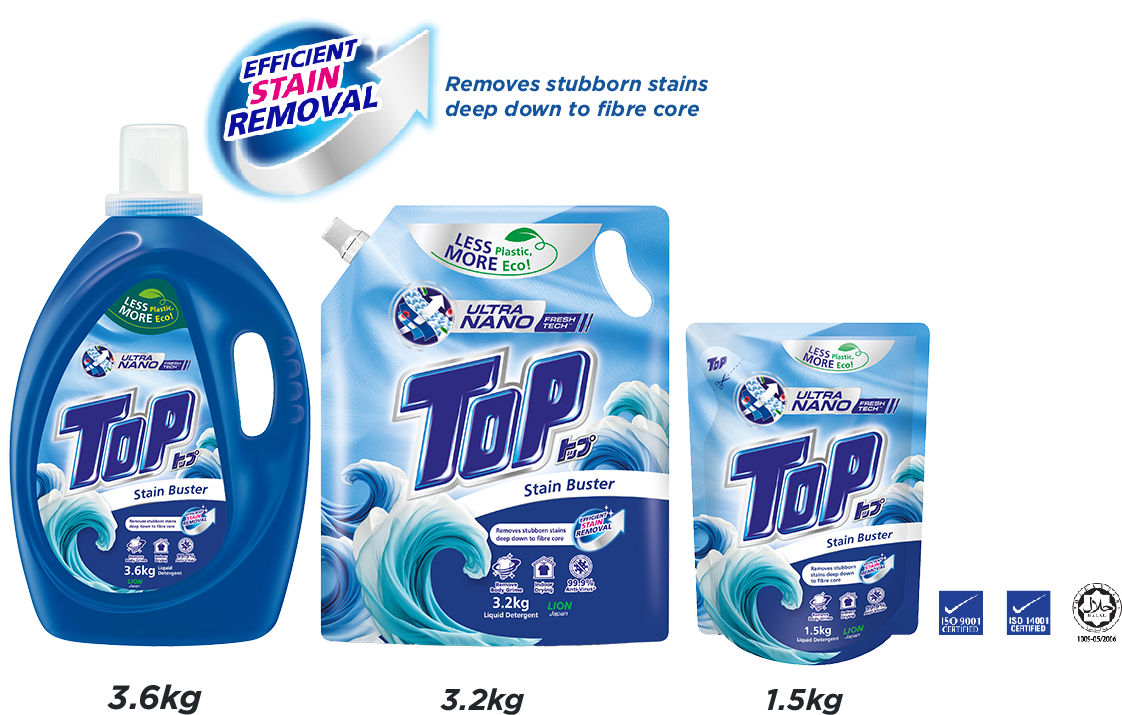 TOP-XXX-MA Liquid Detergent Stain Removal 3.6L
